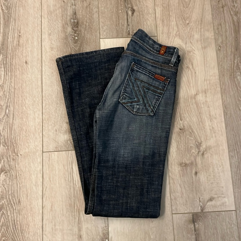 7 For All Mankind Dark Blue Women's Jeans